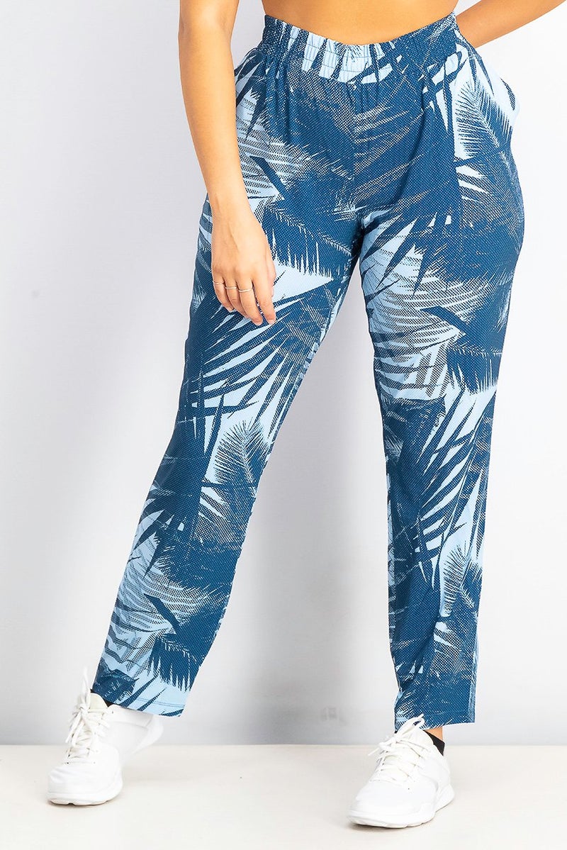 Tchibo Women Sportswear Fit Training Pants, Light Blue - Image 1