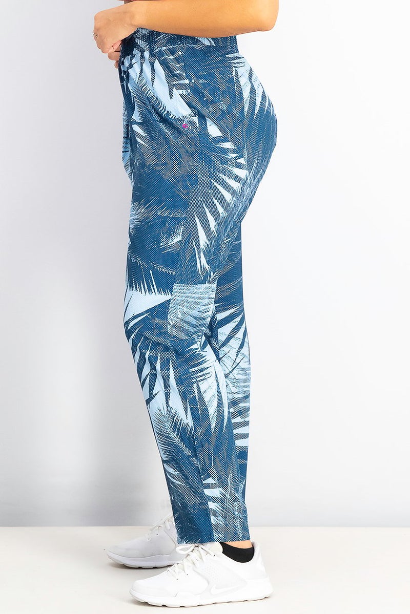 Tchibo Women Sportswear Fit Training Pants, Light Blue - Image 2