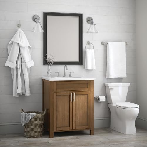 Delta Faucet Porter Toilet Paper Holder, SpotShield Brushed Nickel , Bathroom Accessories, PTR50-BN - Image 4