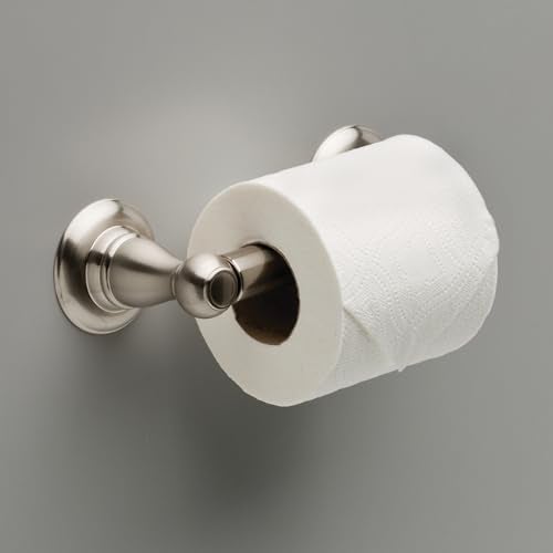 Delta Faucet Porter Toilet Paper Holder, SpotShield Brushed Nickel , Bathroom Accessories, PTR50-BN - Image 2