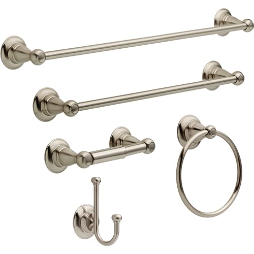 Delta Faucet Porter Toilet Paper Holder, SpotShield Brushed Nickel , Bathroom Accessories, PTR50-BN - Image 3