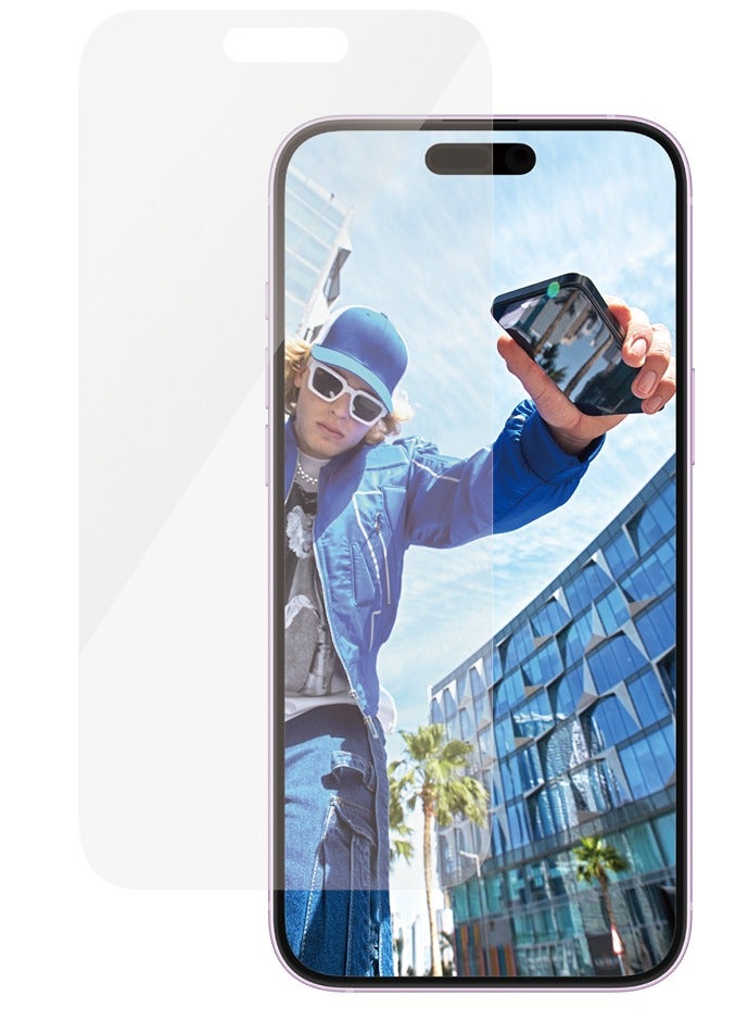بانزرجلاس حماية الشاشة بانزر جلاس لجهاز آيفون '24 بحجم 6.7 بوصة | ملاءمة كلاسيكية، آبل آيفون 16 بلس - Image 1