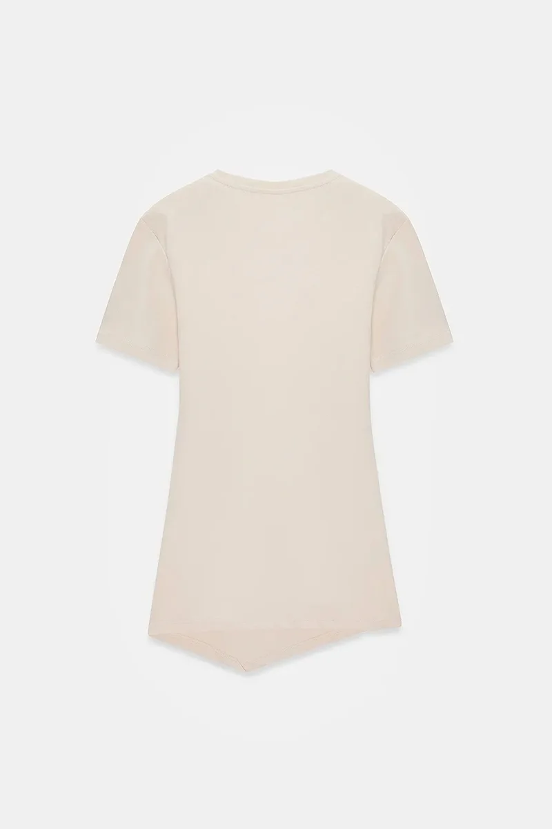 Dilvin Cream Natural DILVIN Women's Mini Shift Dress for Women | Best Price UAE