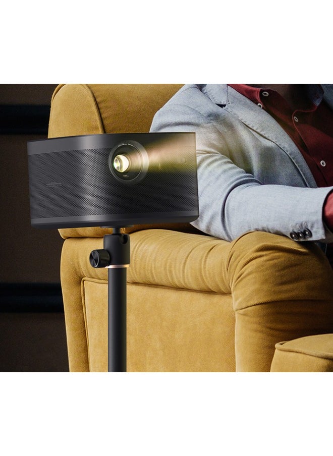 XGIMI - X Floor Stand - Fits Most Projector, Equipped With Standard 1/4-inch Screw For Universal Compatibility, 360° Rotation, Adjustable Height beween 19-35 inches, Round Weighted Base - Black - Image 1