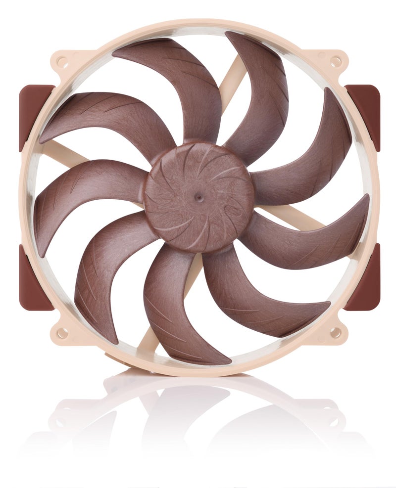 Noctua NF-A14x25r G2 PWM Sx2-PP, Push-Pull Set of Two Premium-Quality Quiet 140mm PC Fans (Brown) - Image 2