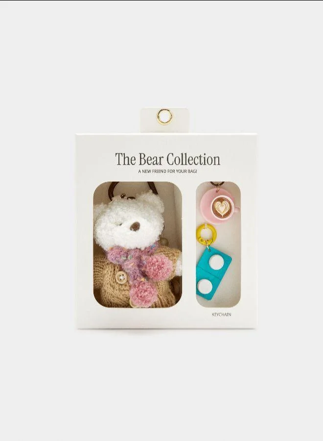 بارفوا تعويذة سلسلة المفاتيح COLD - مجموعة الدب