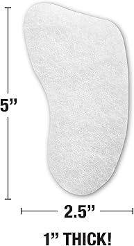 HartFelt Foot Scrub Foot Sponge Exfoliator Skin Care Sponges for Men and Women Made in USA Callus and Dead Skin Remover for Heel Toes and Entire Foot Skin Care Tools for Feet 30 Count White - Image 4