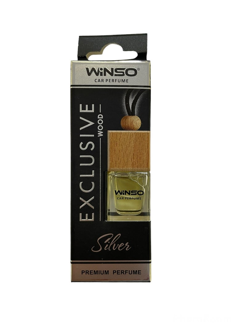وينسو معطر هواء فاخر للسيارة مصنوع من الخشب الفضي الحصري، عطر ذو رائحة غريبة وساحرة. العطر مصنوع في فرنسا C45 - Image 2