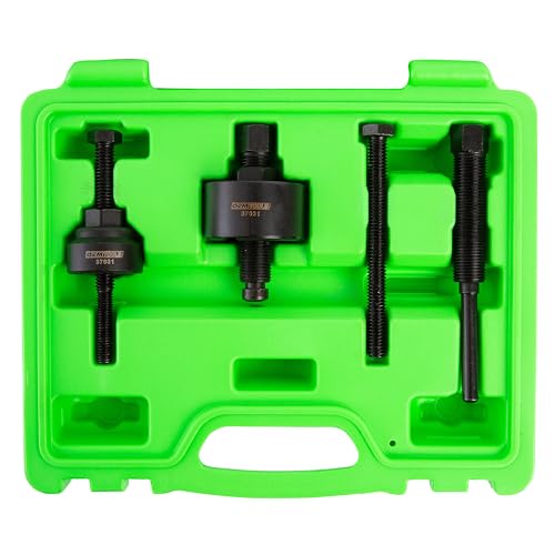 OEMTOOLS 37031 Power Steering Pulley Puller and Installer Kit, Removes and Installs Power Steering Pump Pulleys on Most Domestic Vehicles, Ford, GM, VW , green - Image 3