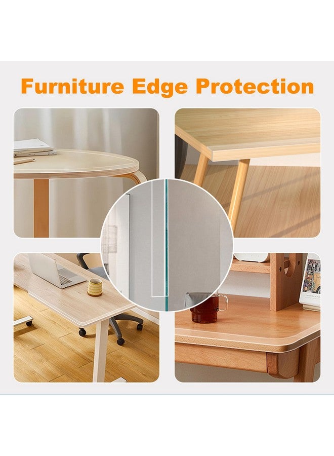 CHENYA Clear Soft Corner Protectors for Furniture Strip,0.8 in x 13.12 FT,Sharp Edge & Table Bumper,Window Edge,Wall Protector, Soft Corner Guards Safe for Proof,Table Corner Protectors in Family,2 Rolls - Image 4
