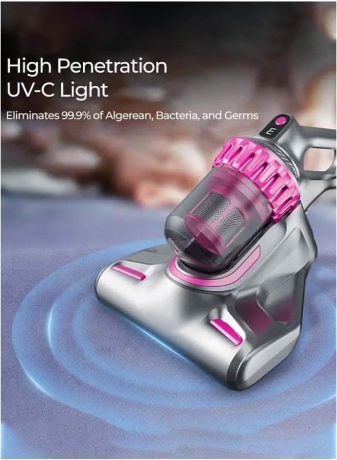 أكاليكس مكنسة كهربائية لاسلكية 4 في 1 ، 10000 باسكال لإزالة سوس الأشعة فوق البنفسجية ، مكنسة كهربائية محمولة باليد فائقة الهدوء ، مكنسة كهربائية خفيفة الوزن مع فلتر هيبا لتنظيف المنزل/السيارة/الحيوانات الأليفة والسجاد - Image 2