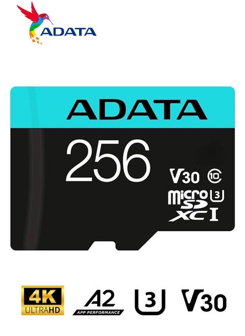 Premier Pro MicroSDXC/SDHC UHS-I U3 Class 10 (V30S) | 4K U3 V30 A2 | 256GB