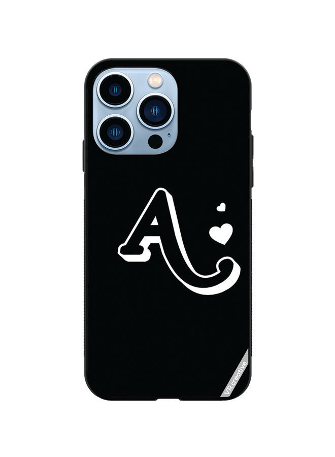 VR CREATIVE Protective Case Cover For Apple iPhone 14 Pro Letter A Design Multicolour - Image 1