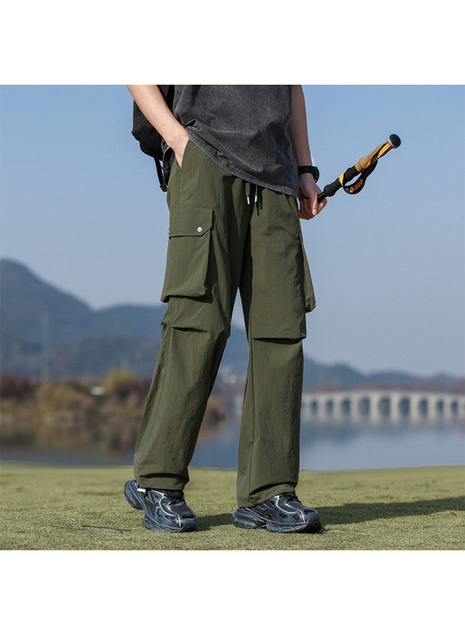 Flying in the snow Outdoor Simple Fashion Sports Unisex Cargo Straight Leg Pants 2025 New Style - Image 5