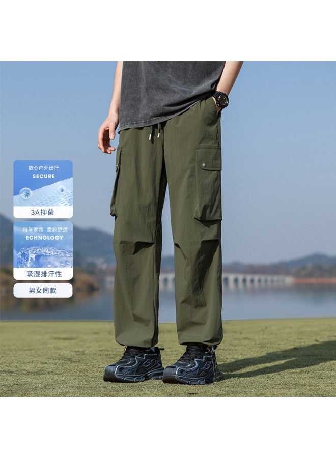 Flying in the snow Outdoor Simple Fashion Sports Unisex Cargo Straight Leg Pants 2025 New Style - Image 2