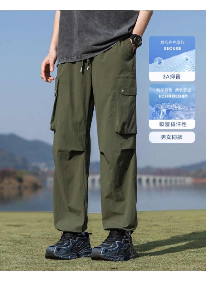 Flying in the snow Outdoor Simple Fashion Sports Unisex Cargo Straight Leg Pants 2025 New Style - Image 1