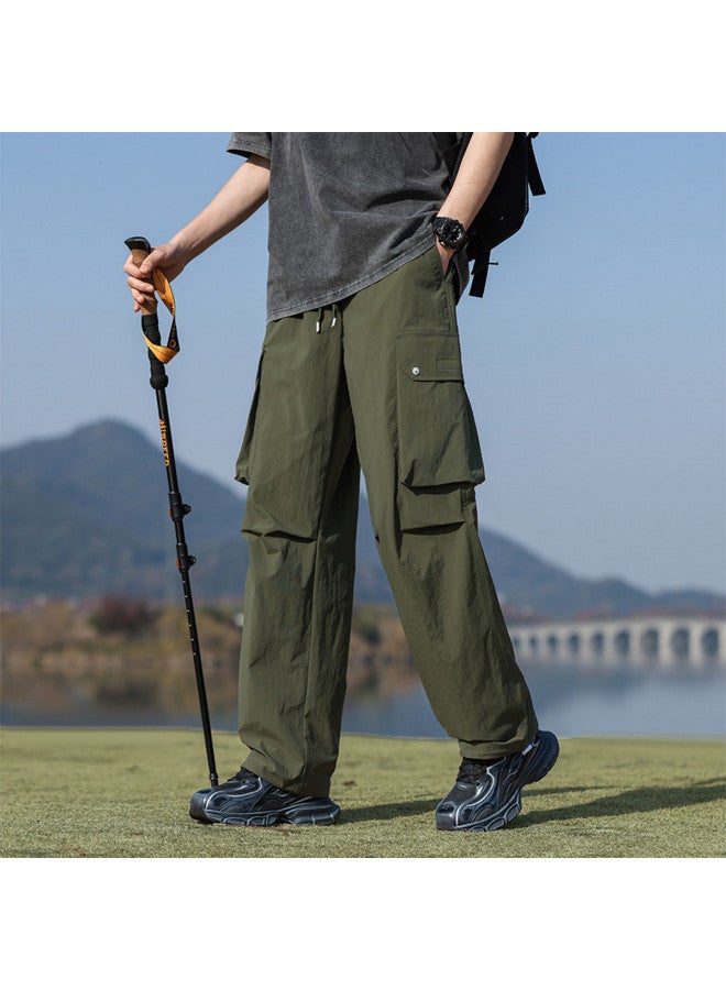 Flying in the snow Outdoor Simple Fashion Sports Unisex Cargo Straight Leg Pants 2025 New Style - Image 4