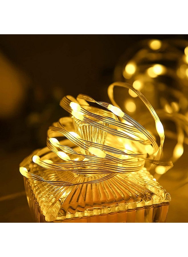 fizzytech Pvc Point Control 200 Led Warm White String Lights-20 Meter Remote-Controlled For Parties, Birthdays, Diwali, Christmas, Navratri, And Lights Of Home Decoration - Image 1