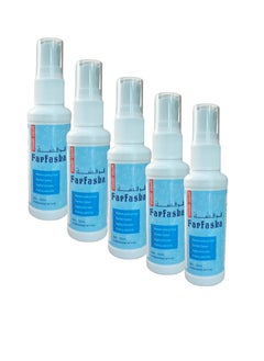 FARFASHA 5 Pieces of Eyeglasses Lens Cleaner or Any Glass Surface Cleaner Plus 5 Cleaning Cloths or Napkins  - Image 2
