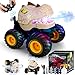 Drefirsa Dinosaur Remote Control Car for Kids Ages 35 612 Remote Control Monster Truck with Spray Light 360 Rolling90 Driving All Terrain Dinosaur Toy for Boys Birthday Gift - Image 2
