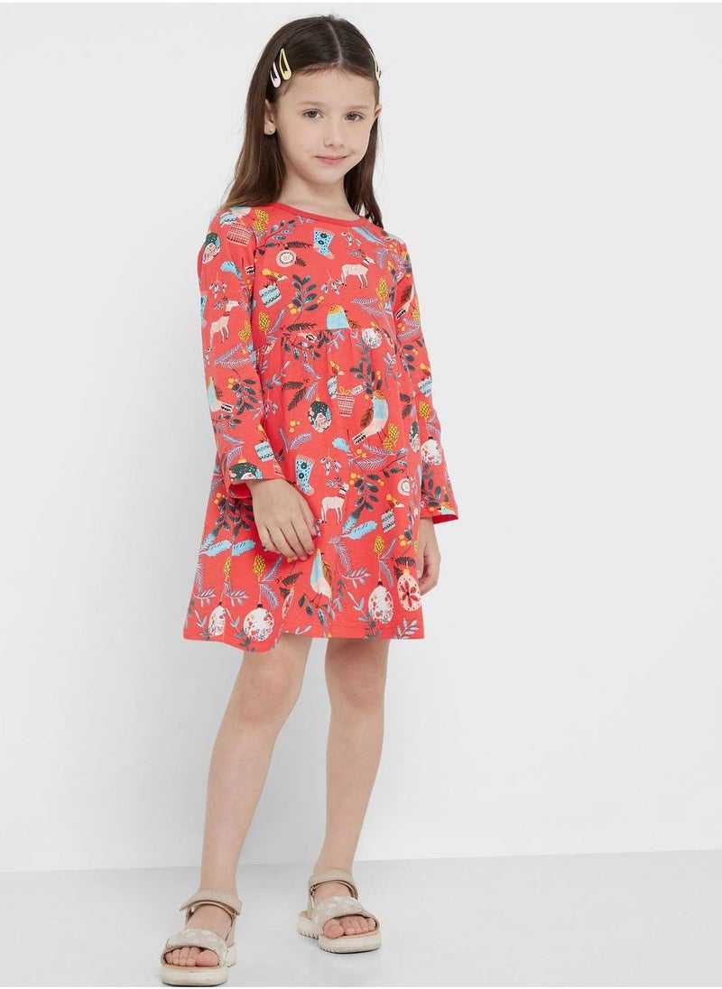 Pinata - Girls All Over Printed Dress - Image 1