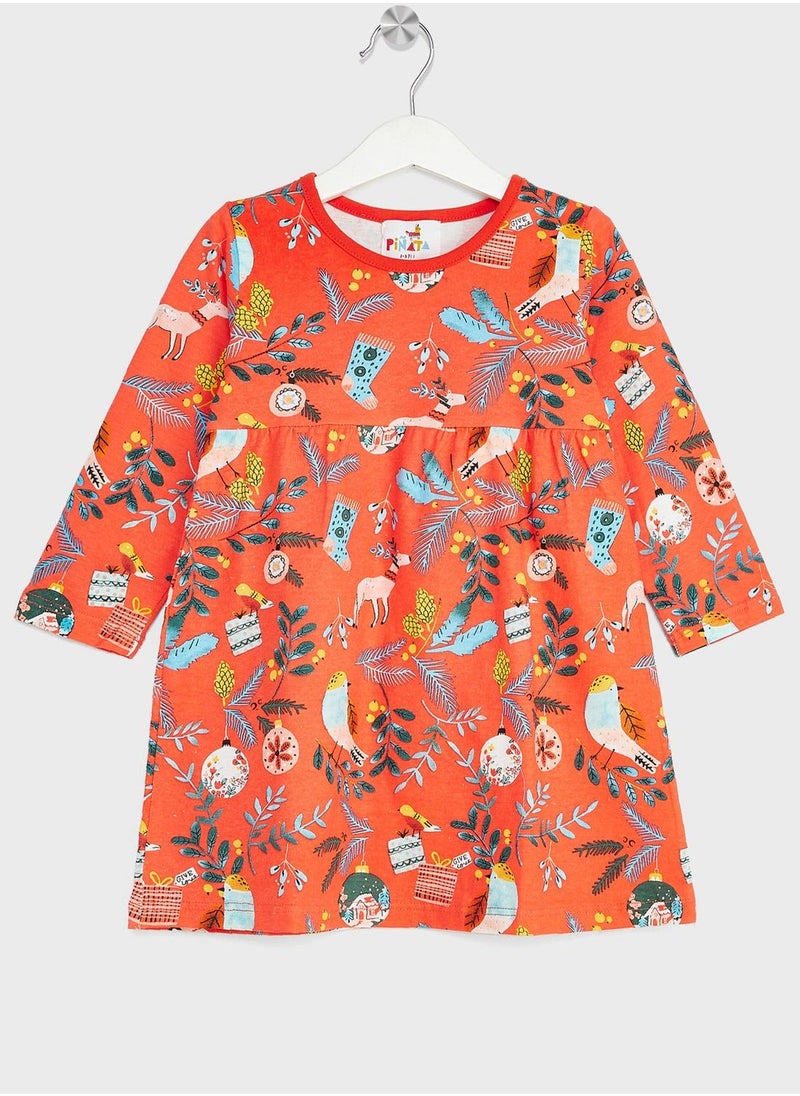 Pinata - Girls All Over Printed Dress - Image 1