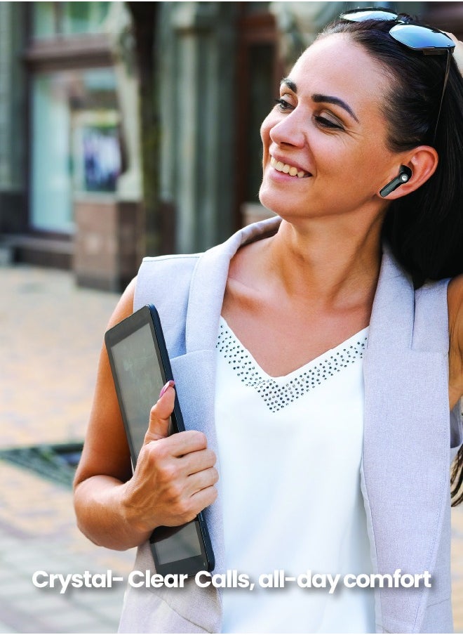 Seeken SEEKEN Soundbreeze SonarX Rugged ANC Earbuds - BLK | 40 Hours Playtime | IPX7 Waterproof | Campatible with Iphone and Samsung | Premium Sound Quality | Premium Design | High Sound Quality.  - Image 2
