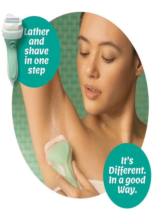 schick Intuition Sensitive Care Kit, with Organic Aloe and Green Tea Extract - Image 5