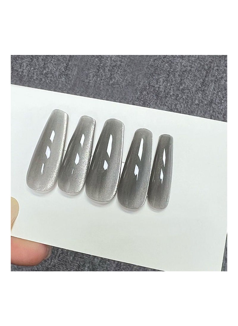 Miss Gooey Gel Nails Polish Set UV LED Needs Super Shiny Color Long Lasting,Cat Eye Glitter with Magnetic Stick Kit ,Quick Drying Magnetic Art Manicure DIY At Home Soak for Women  - Image 2