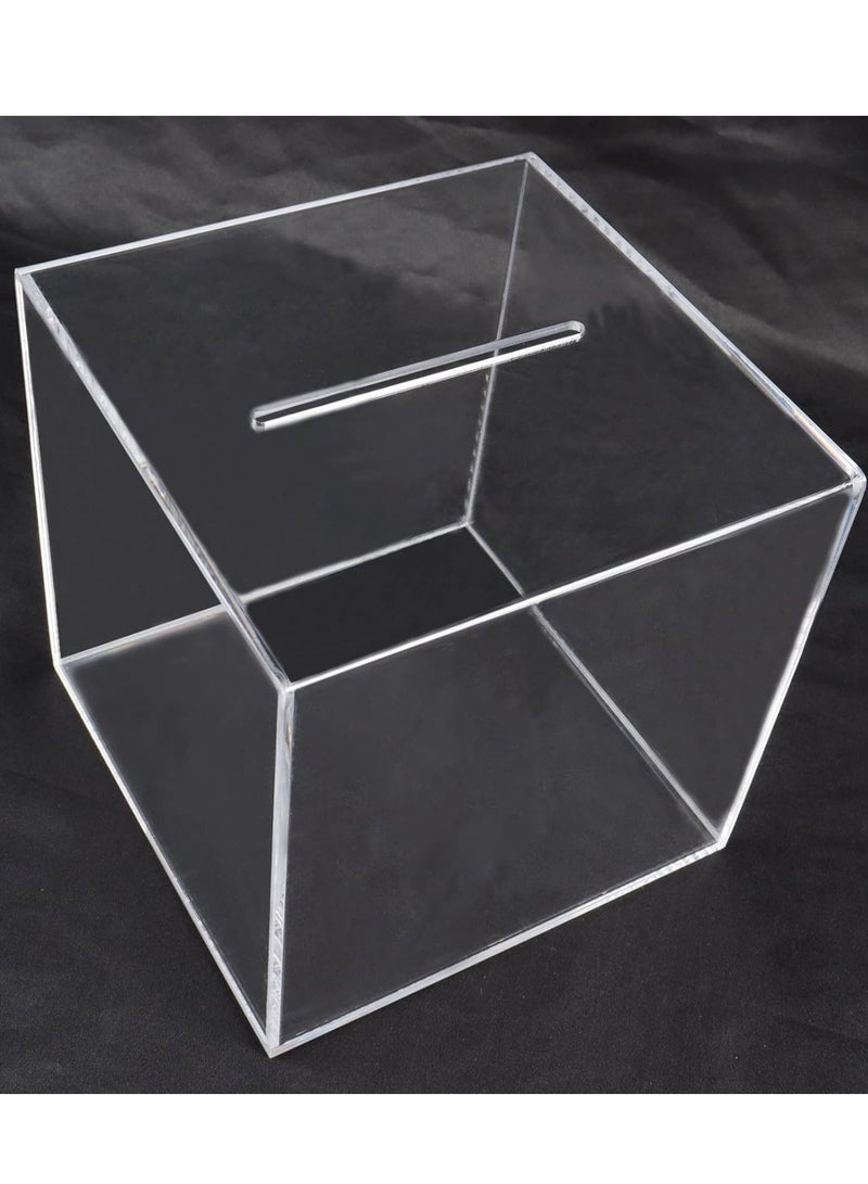 Clear Acrylic Piggy Bank for Adults, Money Box, Kids' Money Banks Transparent Coins Saving Pot Cash Container Box Coin Jar - Image 2