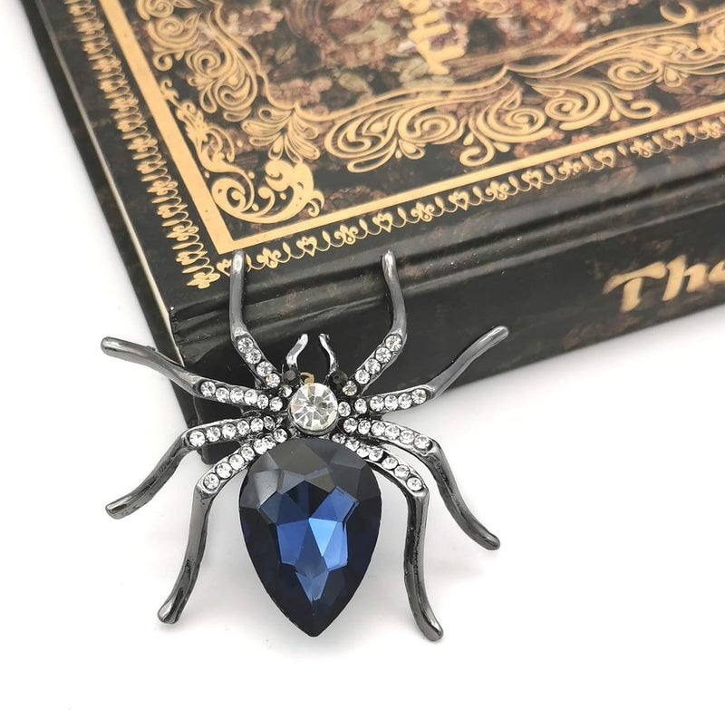 YOQUCOL Halloween Spider Shape Brooch Pins for Women Girls Gift - Image 2