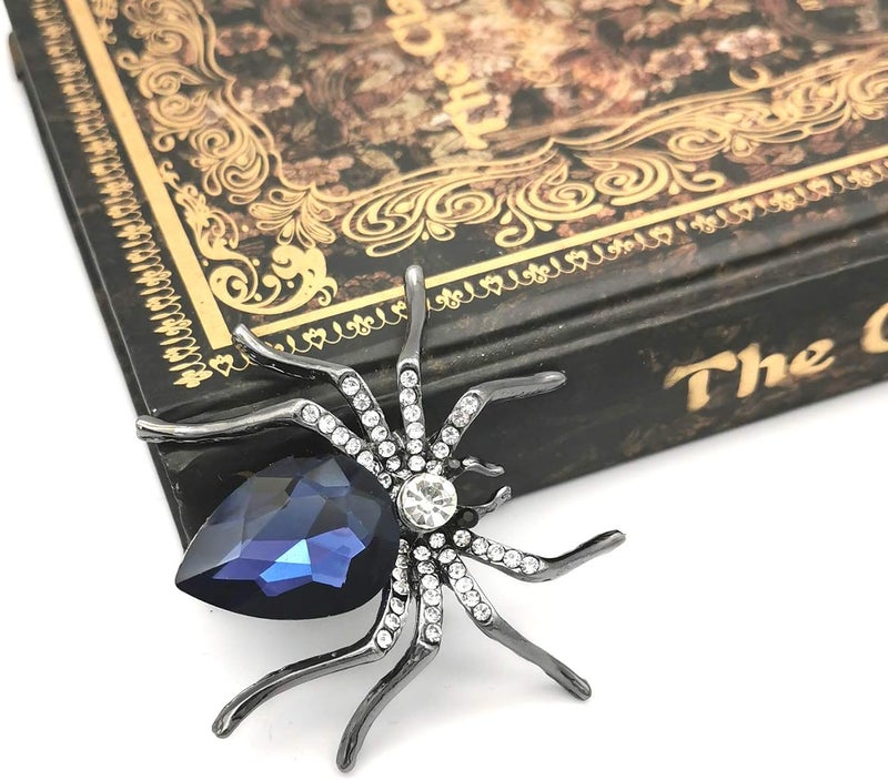 YOQUCOL Halloween Spider Shape Brooch Pins for Women Girls Gift - Image 3