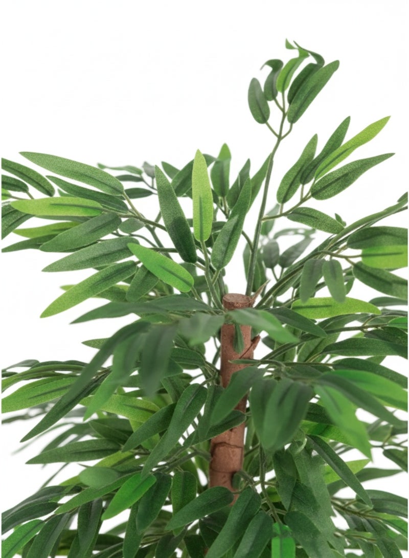 تالا شجرة زينة بامبو صناعية بارتفاع 155 سم - لمسة خضراء عصرية لديكور منزلك ومكتبك - Image 5