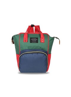 Chinmay Kids Baby Diaper Backpack For New Born Baby Mother;Mom Stylish Polyester Organizer Bag For Casual Travel Outing & Traveling (Blue Red 16 X 9.5 X 7.5 In)  - Image 2