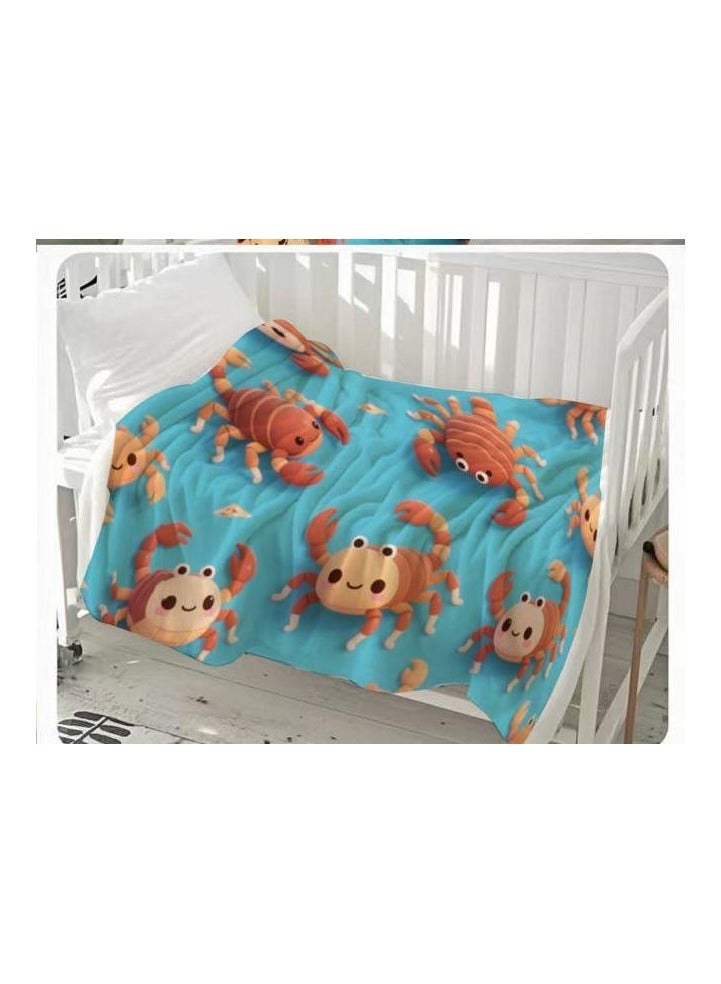 عام بطانية رقيقة من الفانيلا (دافئة ومريحة، ومناسبة للنوم واستخدام الألعاب وإزالة الغبار ومقاومة للرمل) 150 سم * 200 سم - 152 - Image 3