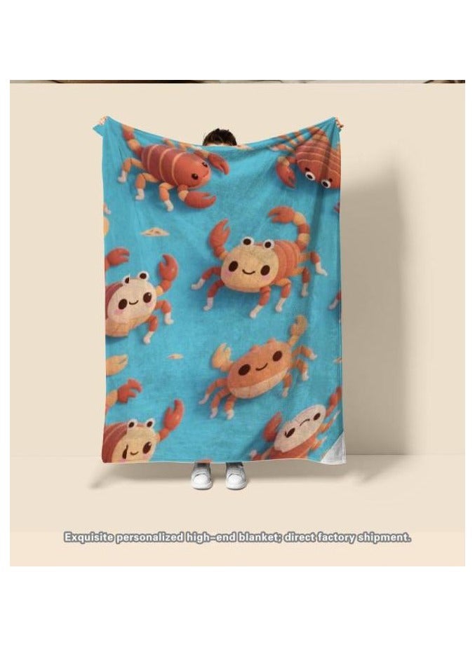 عام بطانية رقيقة من الفانيلا (دافئة ومريحة، ومناسبة للنوم واستخدام الألعاب وإزالة الغبار ومقاومة للرمل) 150 سم * 200 سم - 152 - Image 5