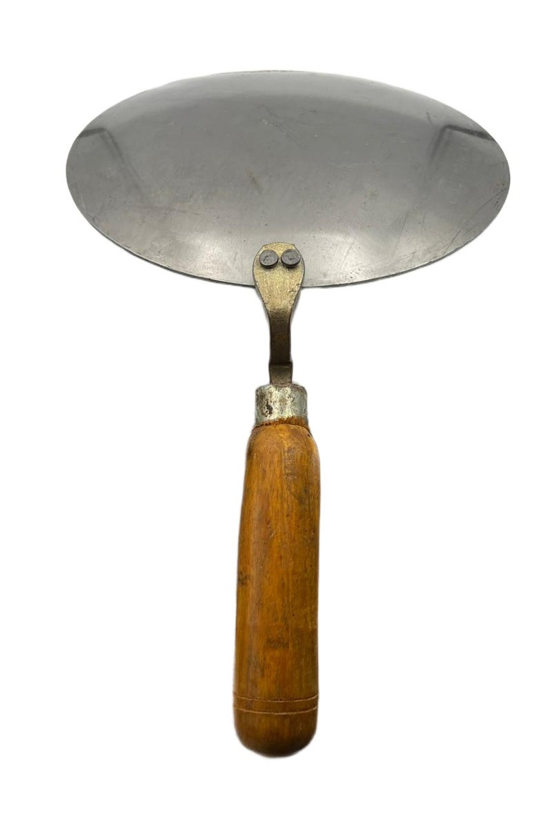 Traditional Pure Iron Roti Tawa 10 inch with Wooden Handle weight 1 Kg - Image 2