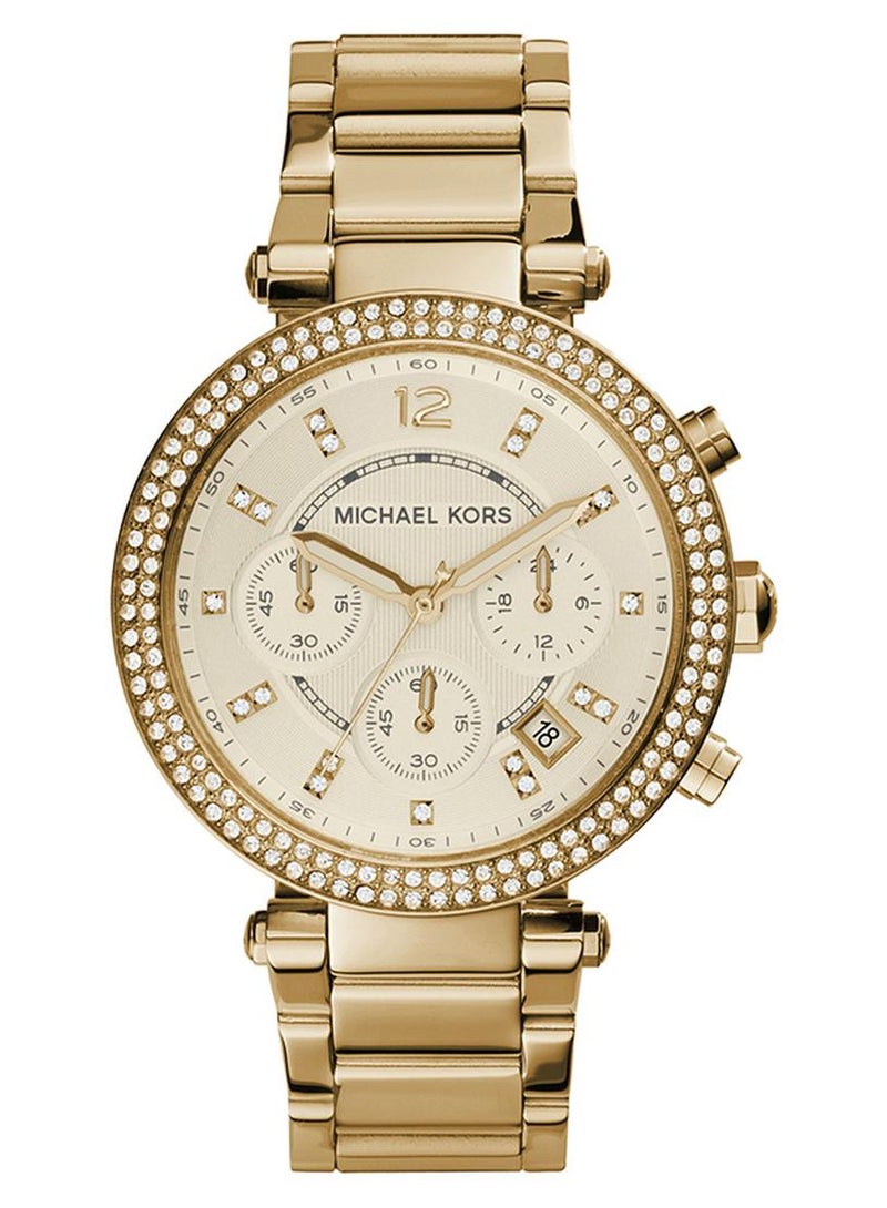 Women Stainless Steel Chronograph Watch MK5354