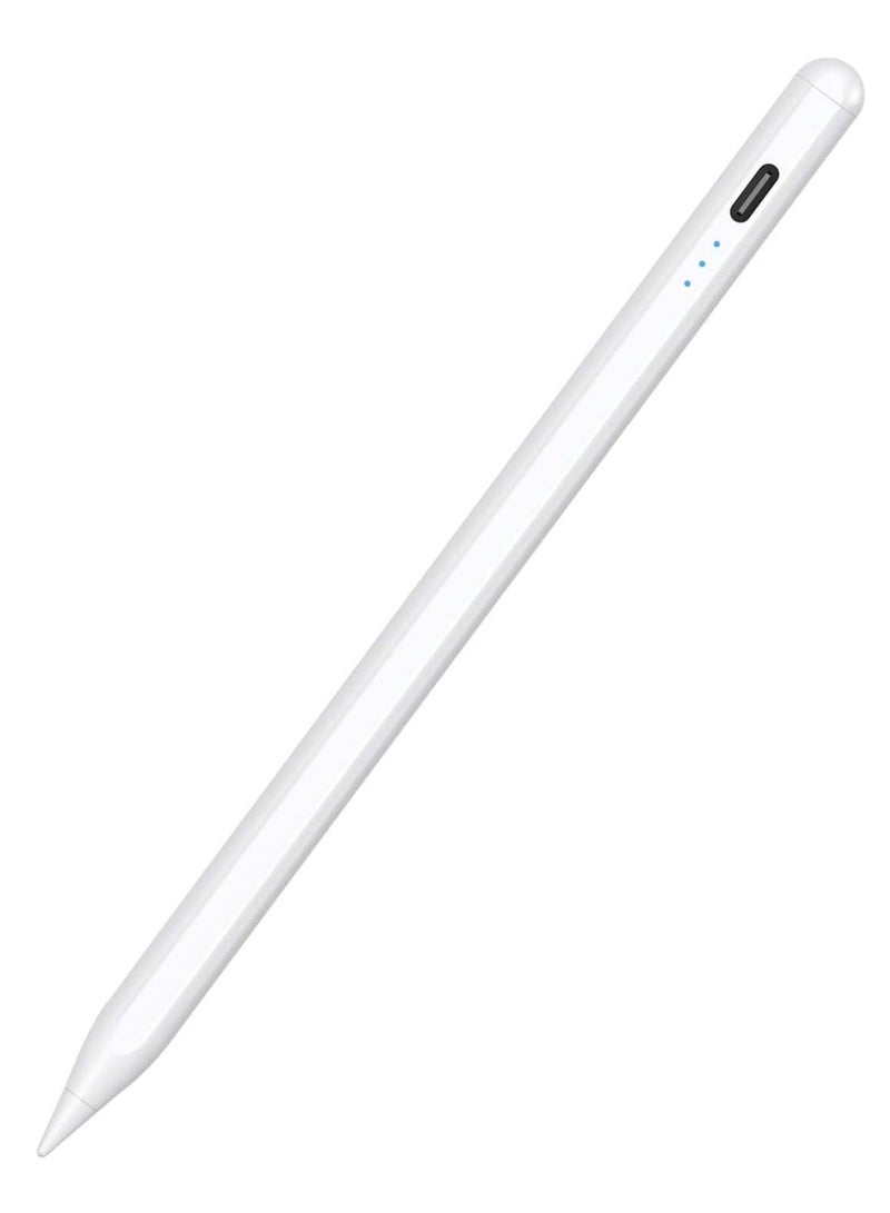 أم جي زي قلم ستايلس لجهاز iPad الجيل التاسع والعاشر، قلم Apple سريع الشحن 2X لجهاز iPad 2018-2023، قلم iPad لجهاز iPad Pro 11/12.9 3/4/5 Gen، iPad Mini 5/6، iPad 6/7/8، iPad Air 3/ 4/5 - Image 1