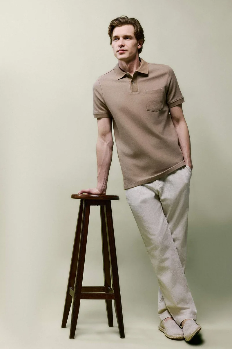 ديفاكتو Regular Fit Short Sleeves Polo T-Shirt