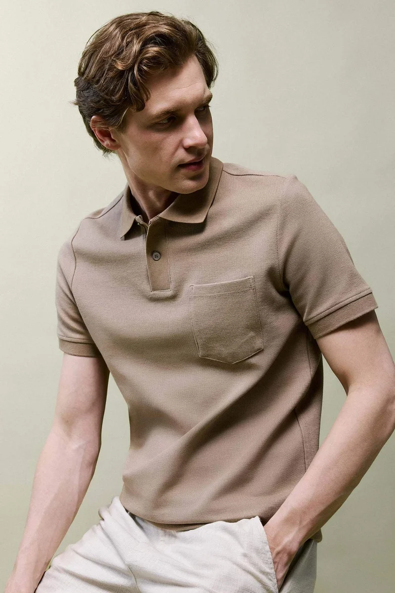 ديفاكتو Regular Fit Short Sleeves Polo T-Shirt