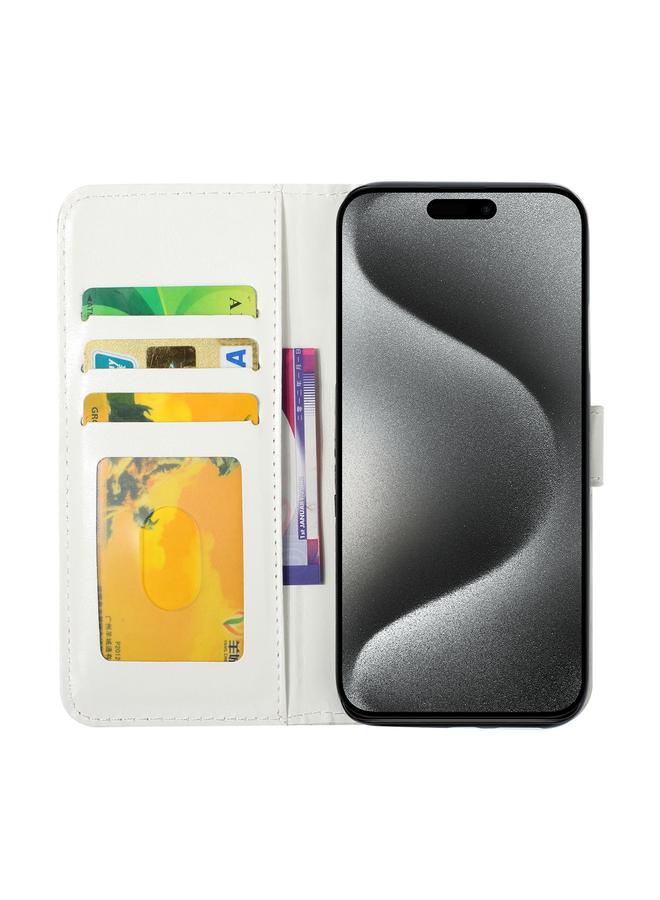 اس-توب جراب هاتف جلدي منقوش بالزيت ثلاثي الأبعاد لهاتف iPhone 15 Pro - Image 4