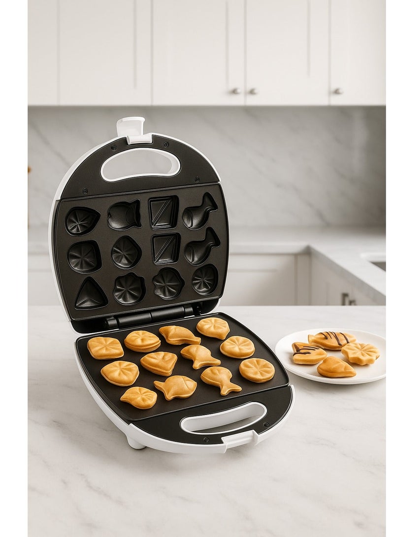 Home Master Electric Cake and Biscuit Maker HM-326 – 1400W Power, Non-Stick Surface for Preparing Multiple Shapes - Image 4