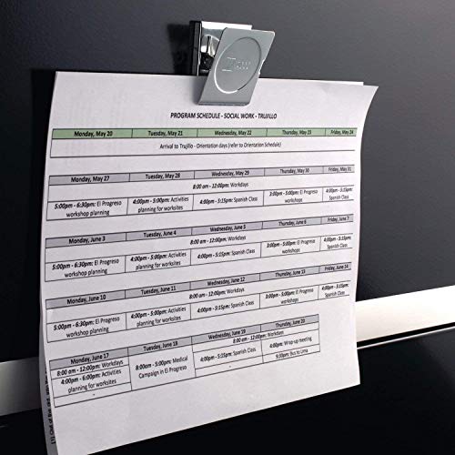 ACCO Square Magnetic Clip, 1 3/4-Inch Size, Medium, 12 Per Pack (A7072132) - Image 3