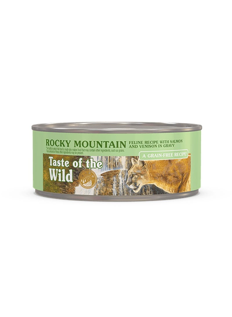 Rocky Mountain Feline Recipe With Roasted Venison And Smoked Salmon Wet Cat Food