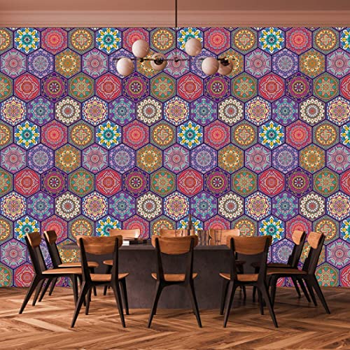 WallDaddy Wallpaper For Walls Sticker Large Size (300x40)Cm Self Adhesive Wallpaper For Bedroom | Mandala Wall Stickers For Home | Waterproof Wall papers For Home | Vinyl Wallpaper Stickers Home Decor - Image 5