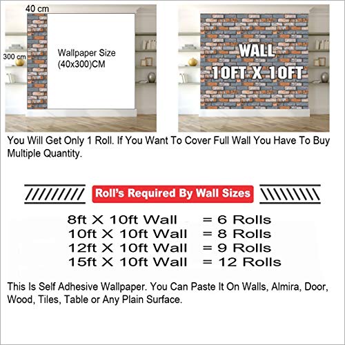 WallDaddy Wallpaper For Walls Sticker Large Size (300x40)Cm Self Adhesive Wallpaper For Bedroom | Mandala Wall Stickers For Home | Waterproof Wall papers For Home | Vinyl Wallpaper Stickers Home Decor - Image 2