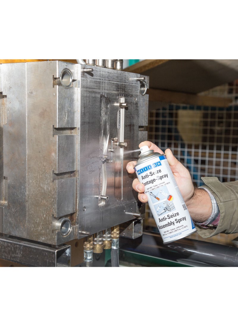 Weicon Weicon Anti-Seize Spray | 400 ml | ASA 400 | High-temperature Resistant Sprayable Assembly Paste For Use as Lubricant. Corrosion Protection and Release Agent.  - Image 2