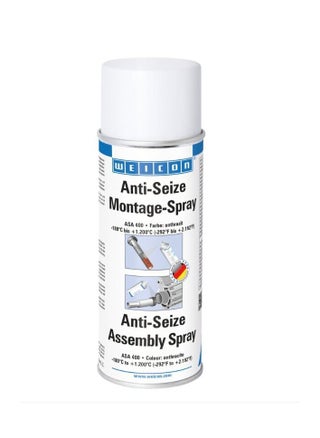 Weicon Anti-Seize Spray | 400 ml | ASA 400 | High-temperature Resistant Sprayable Assembly Paste For Use as Lubricant. Corrosion Protection and Release Agent. - pzsku/ZEDD3C7B34651B6599AECZ/45/_/1690981022/ac2bf266-ca73-403d-907d-6bb8286a9a96