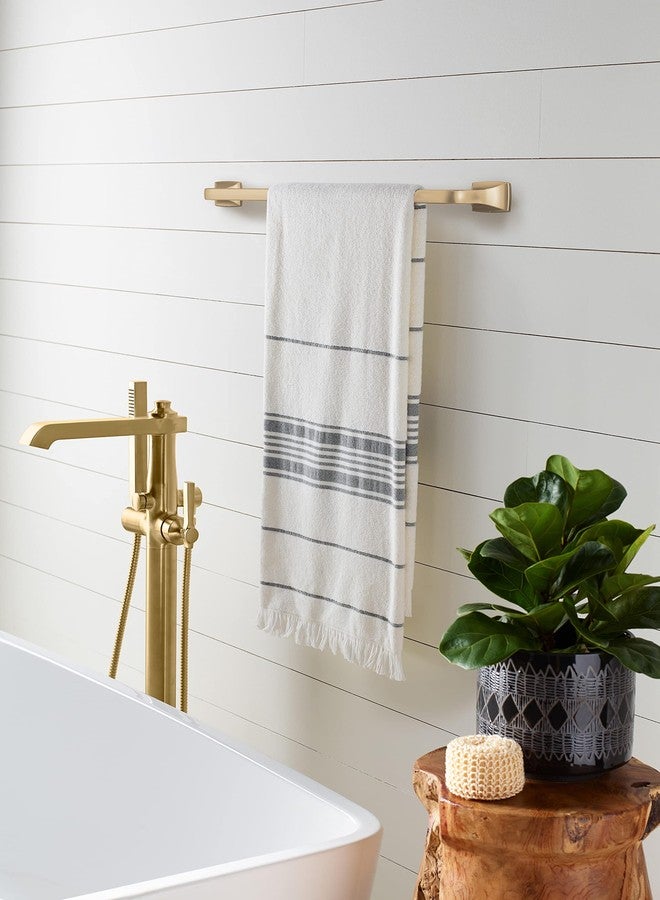 Amerock BH36014CZ | Champagne Bronze Towel Bar | 24 in (610 mm) Towel Rack | Highland Ridge | Bathroom Towel Holder | Bathroom Hardware | Bath Accessories - Image 3
